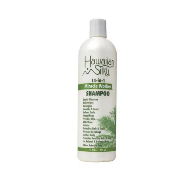 Hawaiian Silky: 14 in 1 Miracle Worker Shampoo 16oz