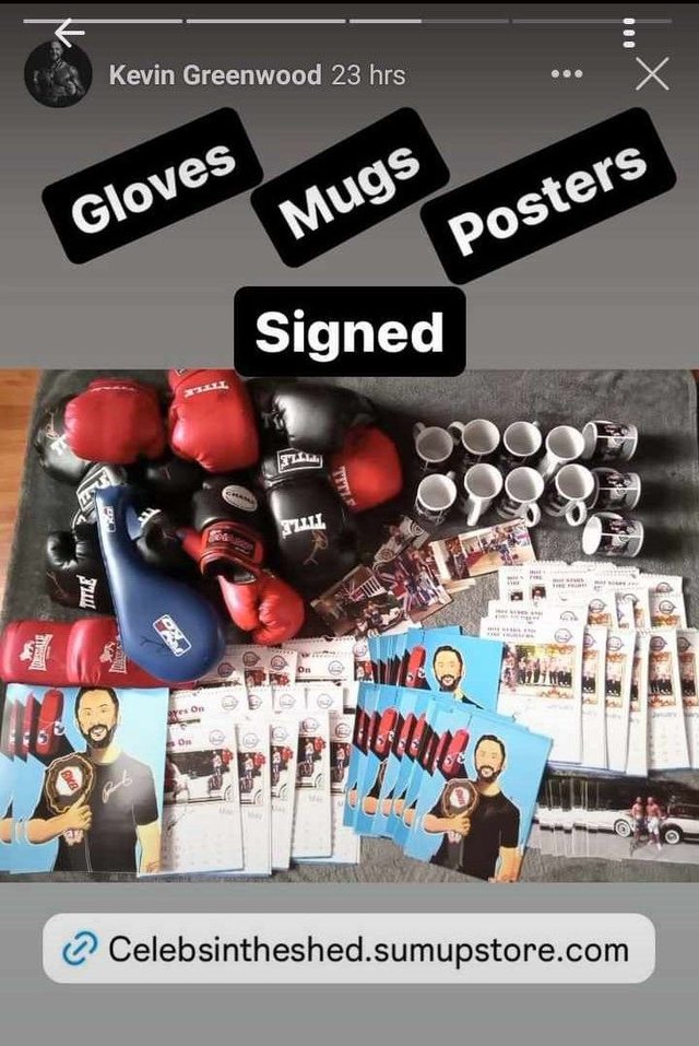 Kevin 'Green Machine' Greenwood SIGNED MERCHANDISE At Our Private Signing Event PRE-ORDER SERVICE