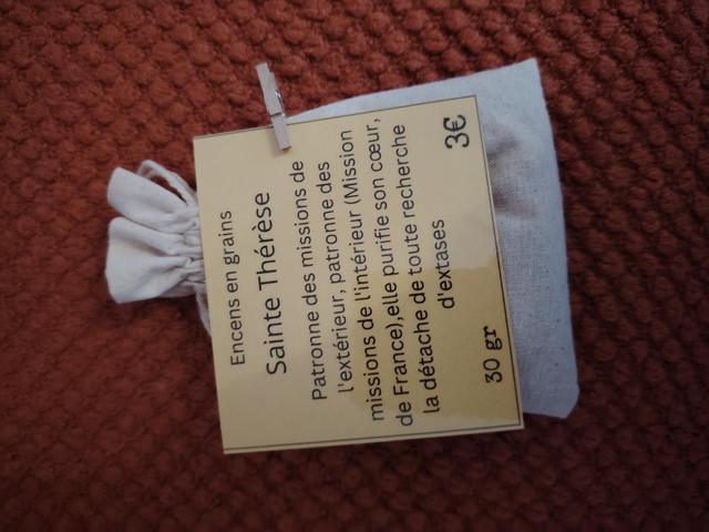 Encens en grains st Thérèse 