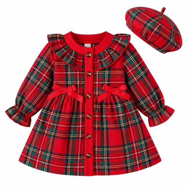 Tartan overcoat 