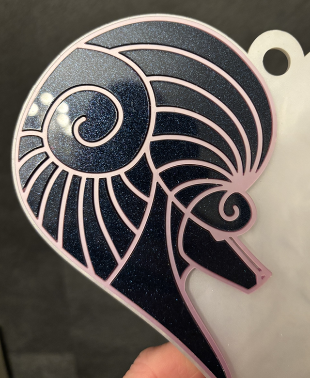 Wall Art - Poodle Fantasy Acryl