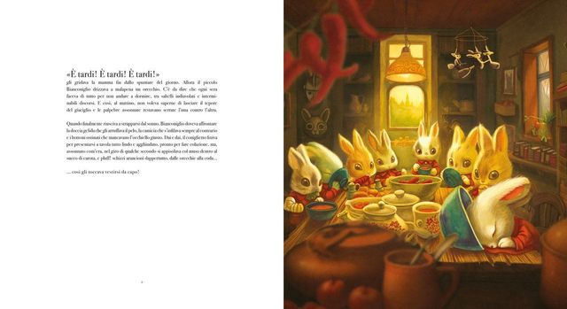 La storia del Bianconiglio e del perché arriva sempre in ritardo - di Benjamin Lacombe