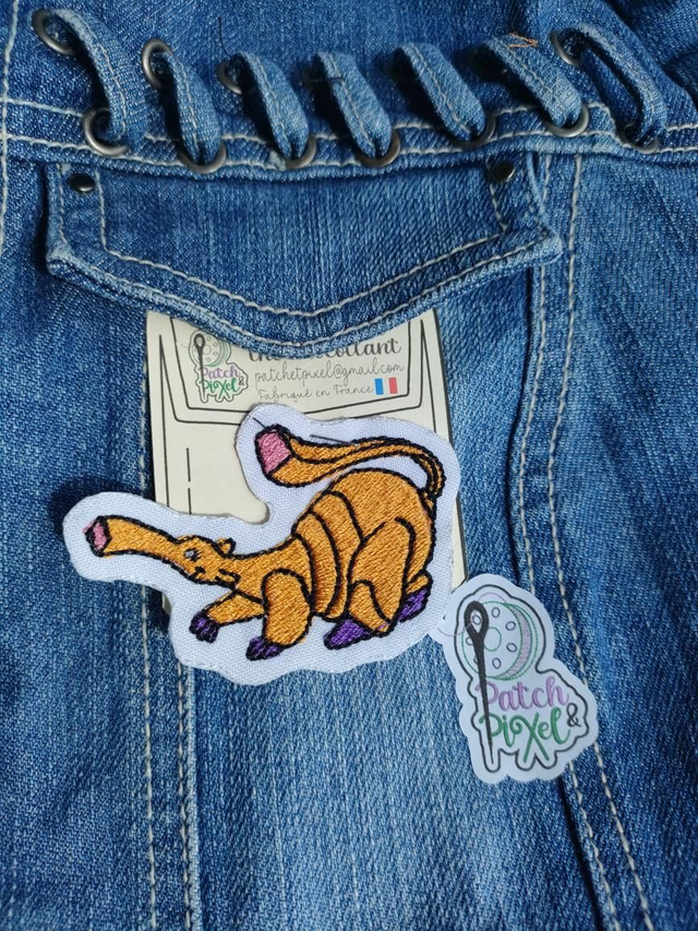 Bac patch brodé thermocollant Les mondes engloutis 