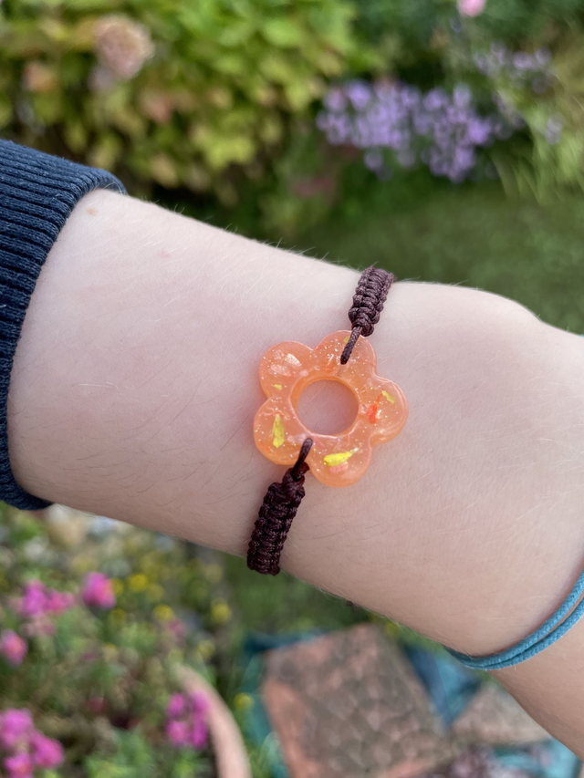 Bracelet Pampille Orange