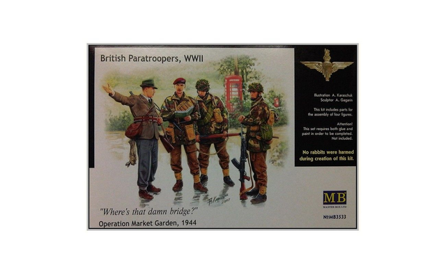british paratroopers - masterbox 3533 1/35