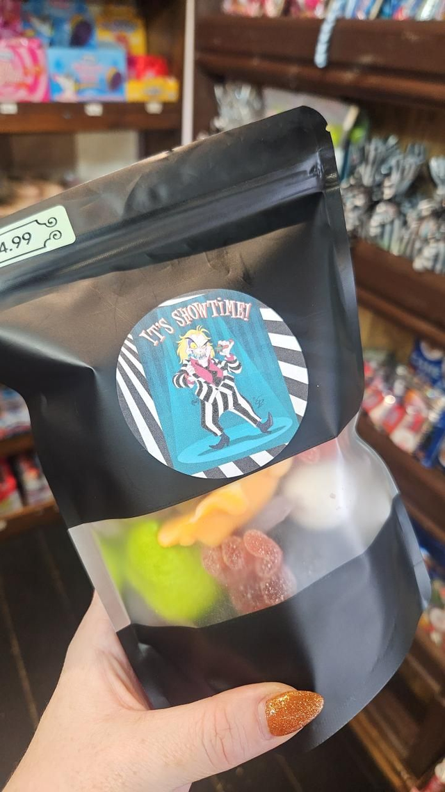 Beetlejuice sweets pouch 
