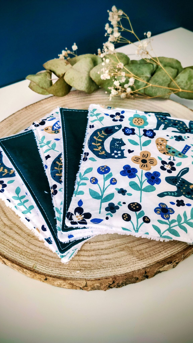 Les Miminettes - Lingettes lavables x5