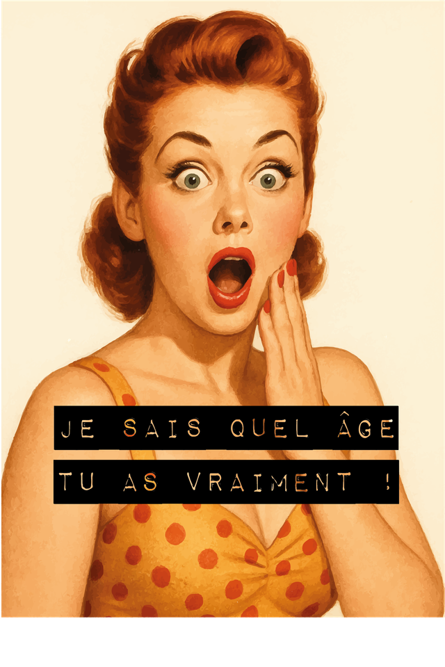 Carte Je sais quel âge tu as vraiment !