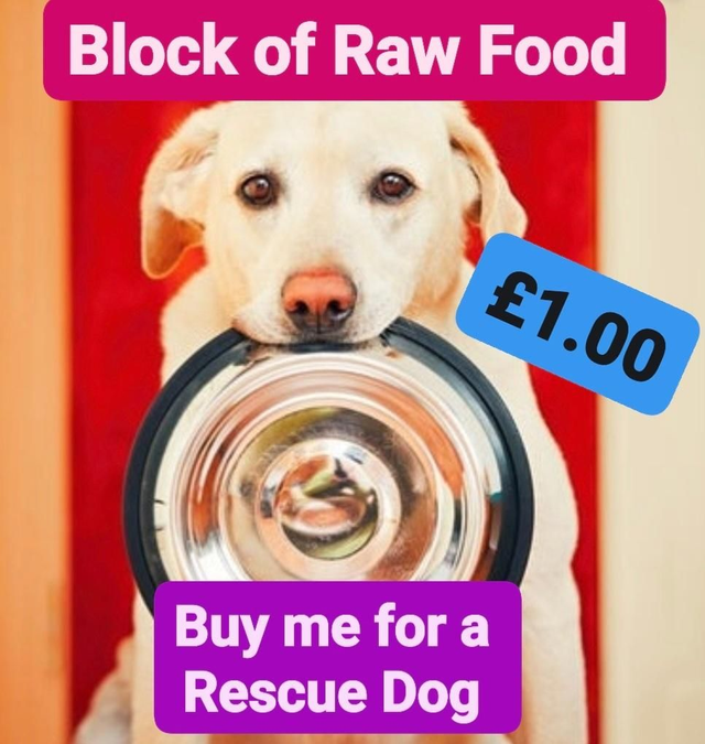Block of Raw Food Donation