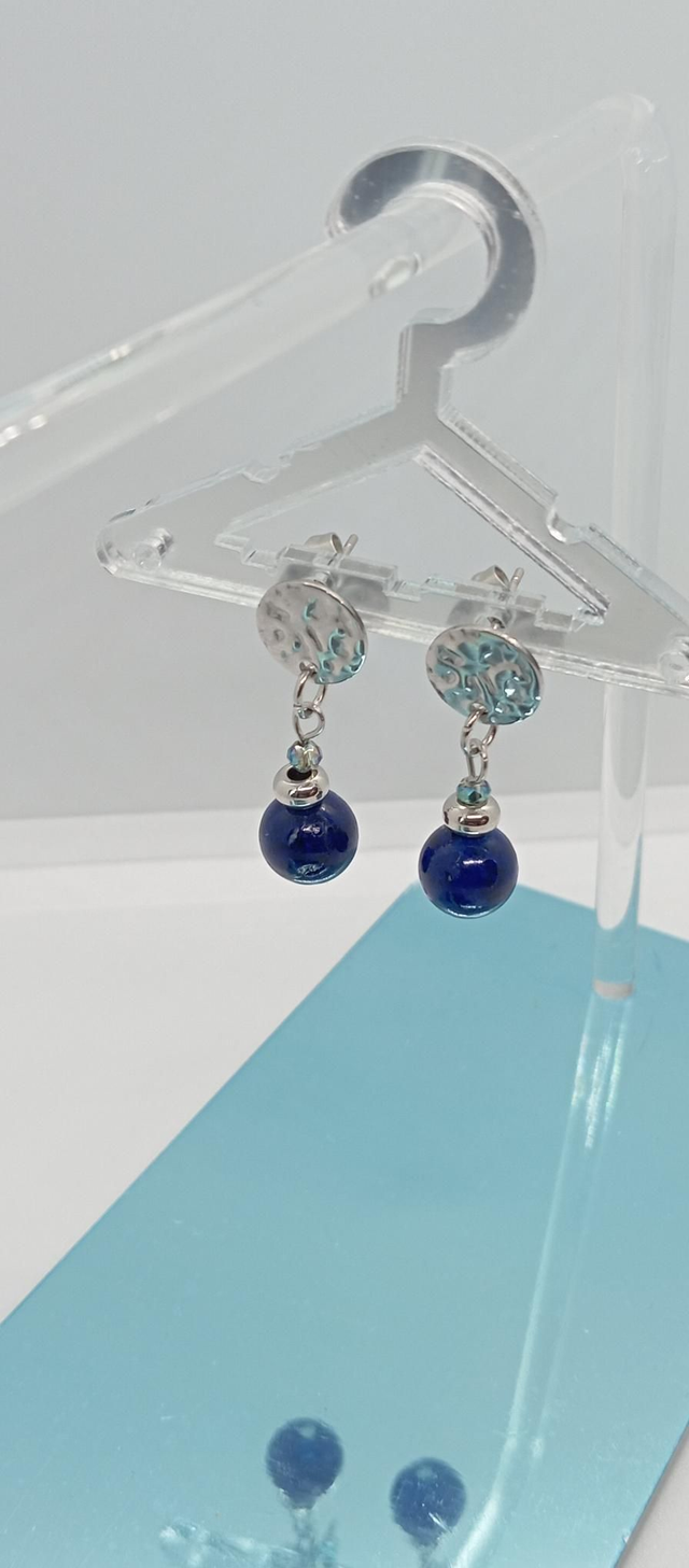 GENTIANE Boucles d'oreilles fait main