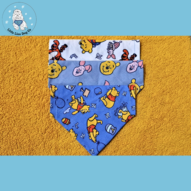 Handmade Winnie the Pooh Bandanas 