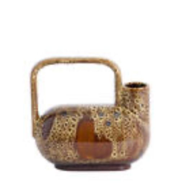 SERRES - brown/orange/cream small jug ornament