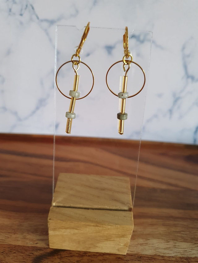 Boucles d'oreilles gold Elisabeth