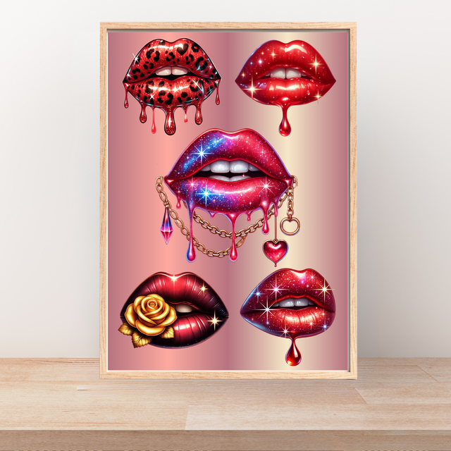 Lèvres Red Galaxy — Glamour Rouge & Éclat Cristal