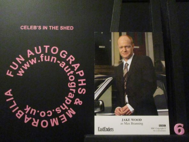 Jake Wood (Max Branning) Authentic Autographed EastEnders 6x4 Cast Card (6)