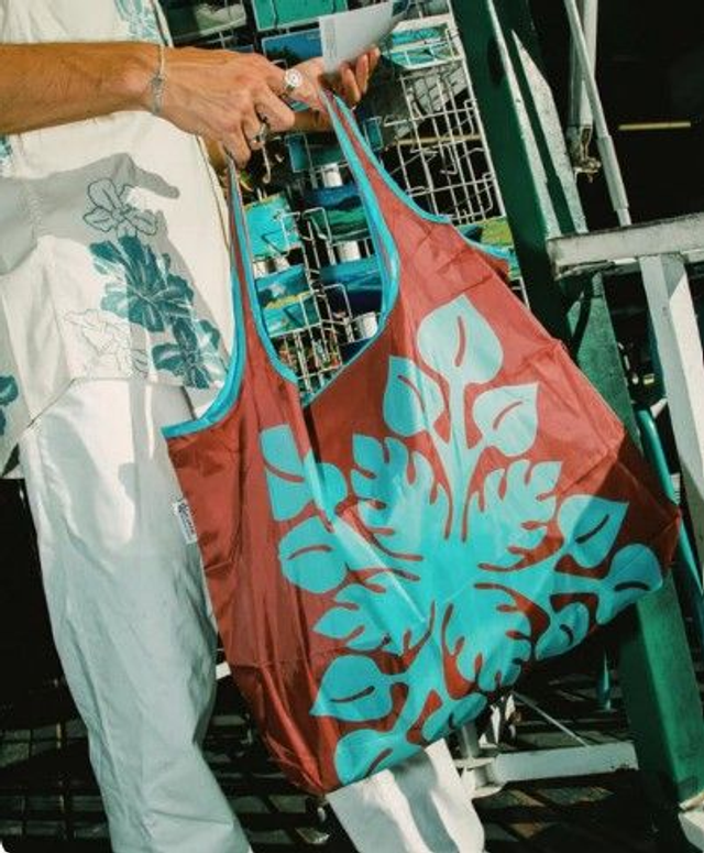 Sac Kiani - Hiri Marron &amp; bleu