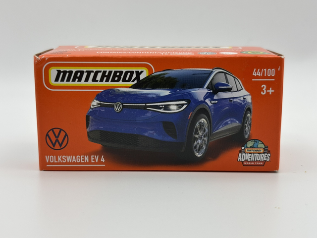 Matchbox Power Grabs Volkswagen EV 4 in Blau