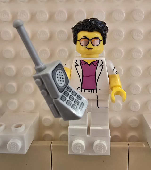 LEGO col297 Yuppie Minifigur