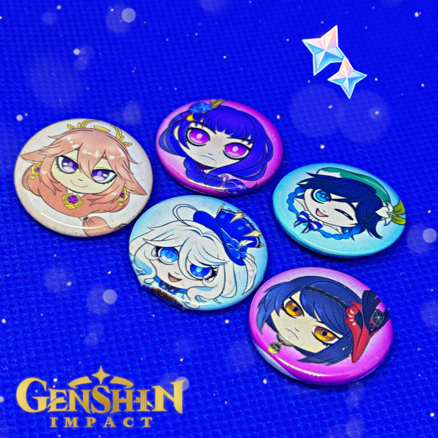 Genshin Impact buttons