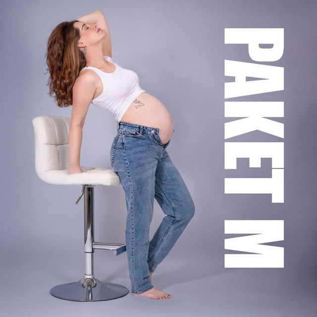 Babybauchshooting im Fotostudio Paket M