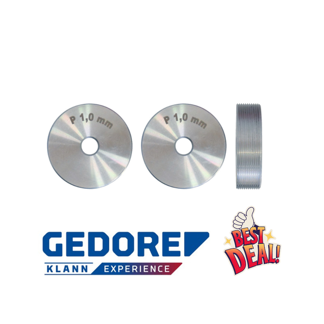 GEWINDEROLLENSATZ FÜR 1 MM STEIGUNG KL-0173-4601