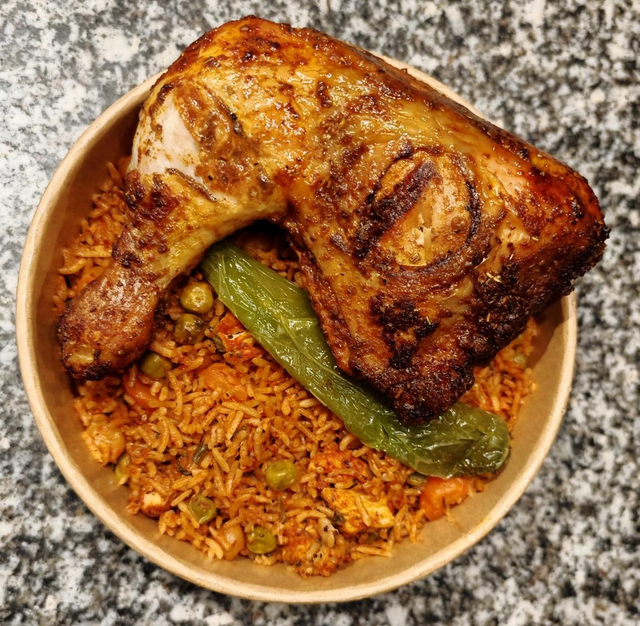 Riz &amp; Poulet rôti 