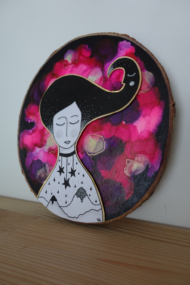 La chevelune - Oeuvre originale 