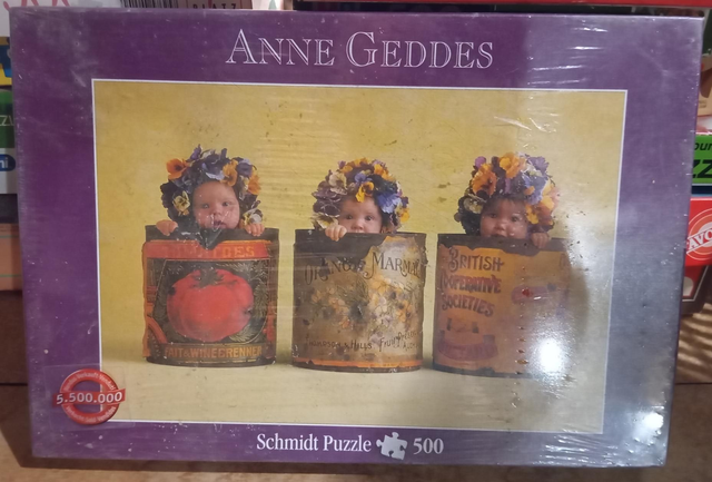 Puzzle neuf Anne Geddes 500 pièces bébés conserves