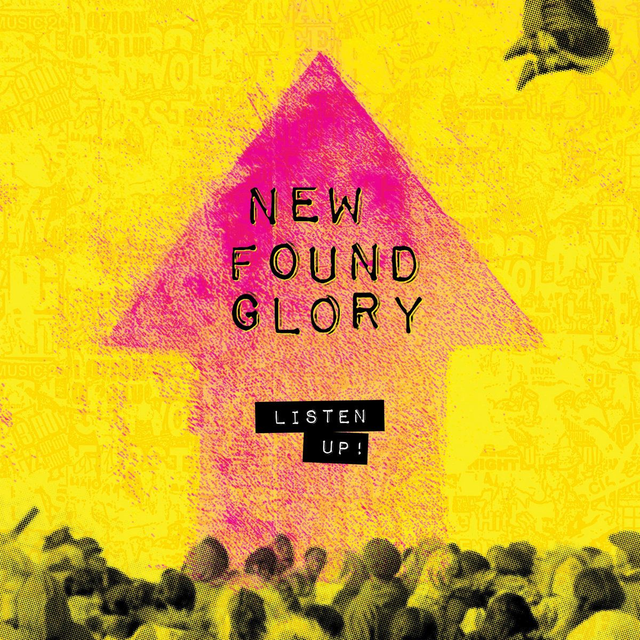 New Found Glory - Listen Up! LP (Tropical Sunset Deluxe Marble Vinyl)