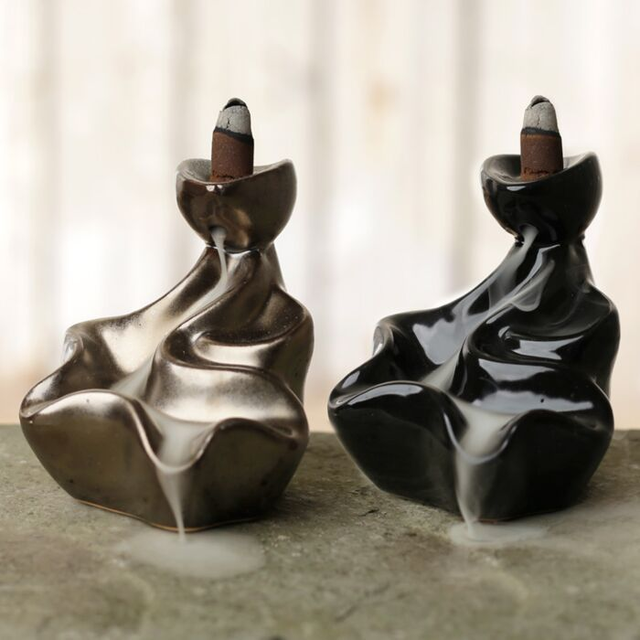 Brûleur d&#039;Encens à Refoulement Reflux Backflow - Chutes d&#039;Eau