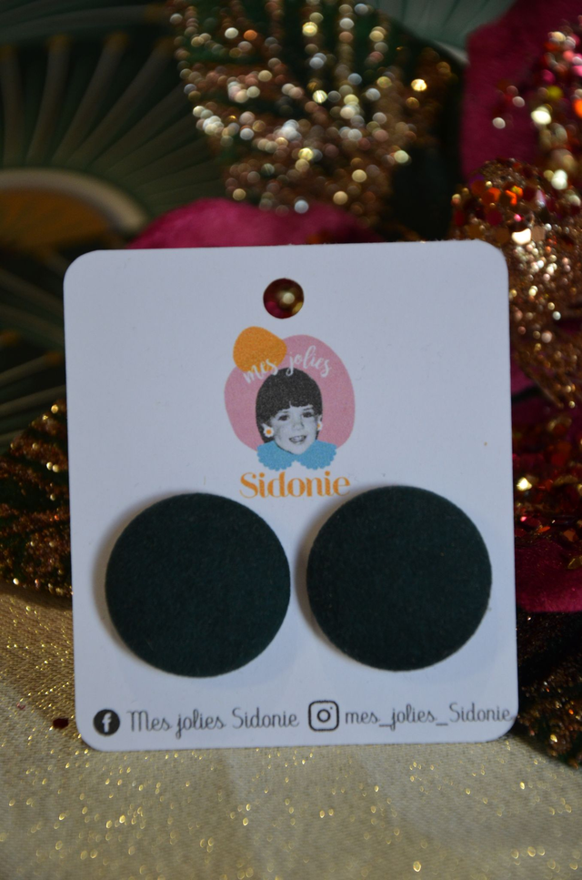 Sidonie Vert foncé velours