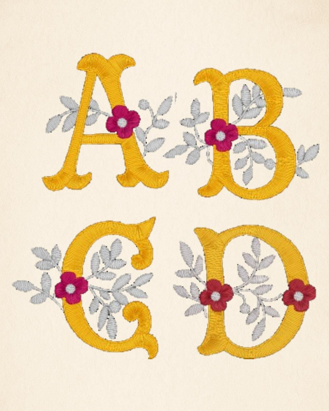 Noeud Noël impérial - Monogramme - Collection de Noël