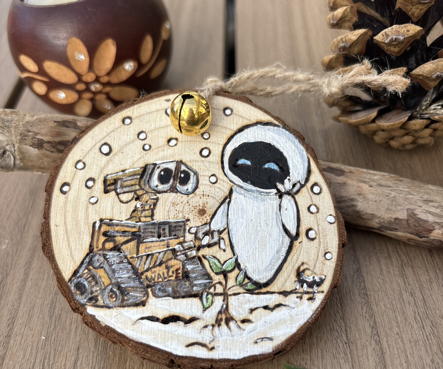 Boule de Noël Petits robots 