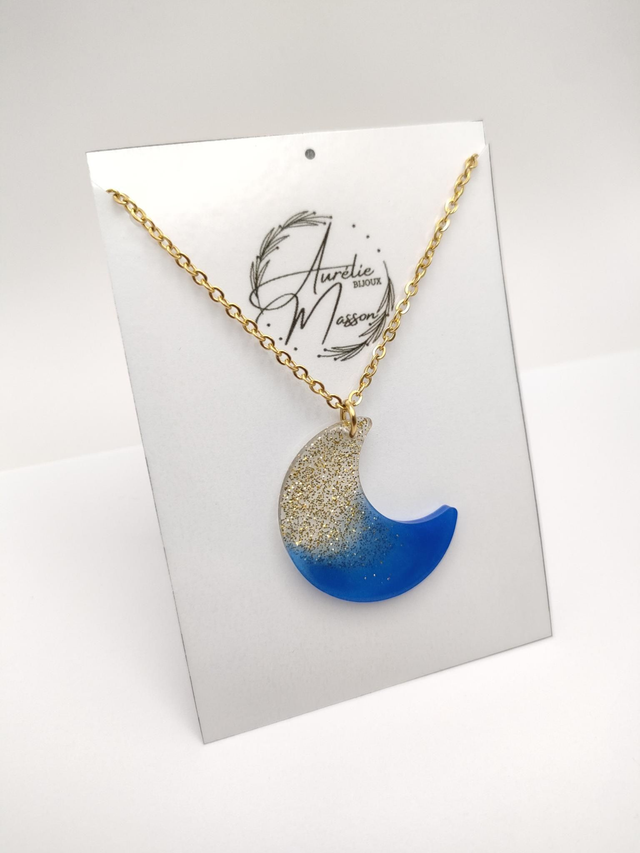 Collier &quot;Iris Siberica&quot;