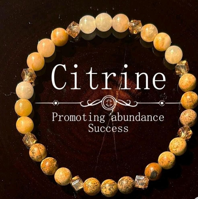 Bracelet en Citrine - 6mm