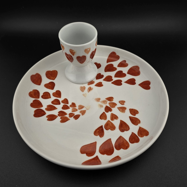 SET Coeur - Assiette et Coquetier - HPS