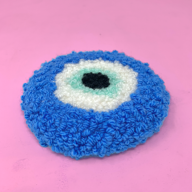 Evil Eye Mug Rug