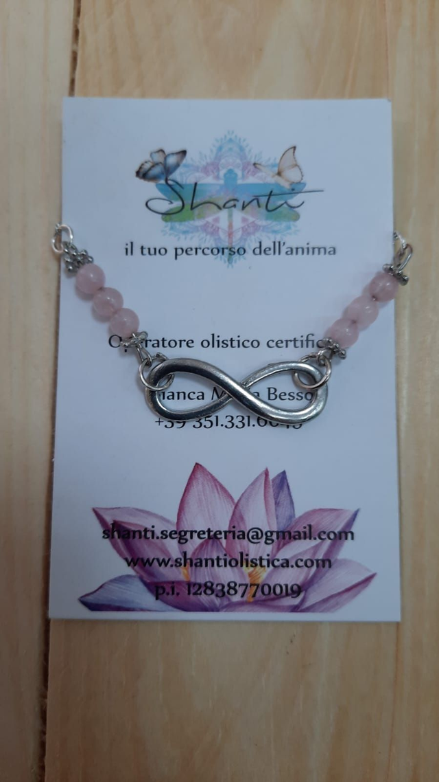Bracciale donna quarzo rosa
