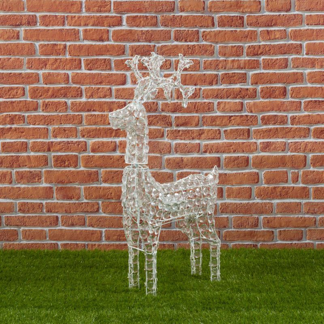 Renna Luminosa 3D h120 colore bianco caldo o freddo