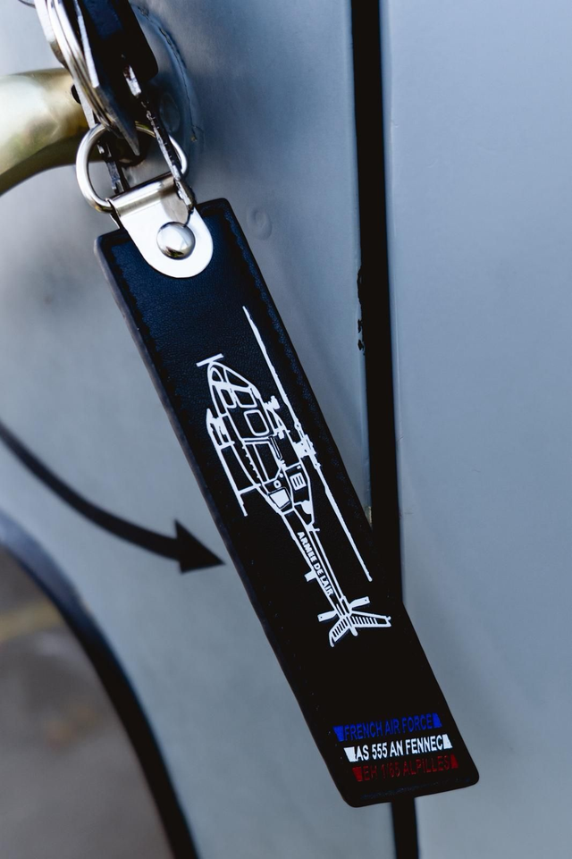 Flamme en cuir Fennec "French Air Force"