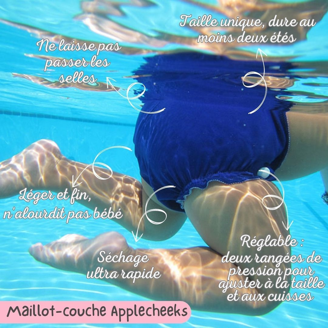Applecheeks Maillot à taille évolutive (2.8-16kg)