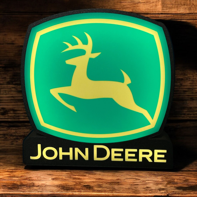 Lampe 3D John Deere LED - Fan de Tracteurs & Agriculture