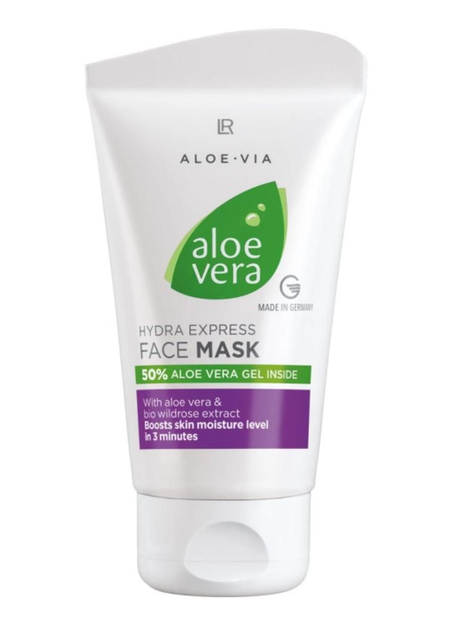 Masque visage 50% aloé Vera et extrait de rose musquée bio,  75 ml