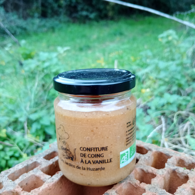 Confiture de coing à la vanille