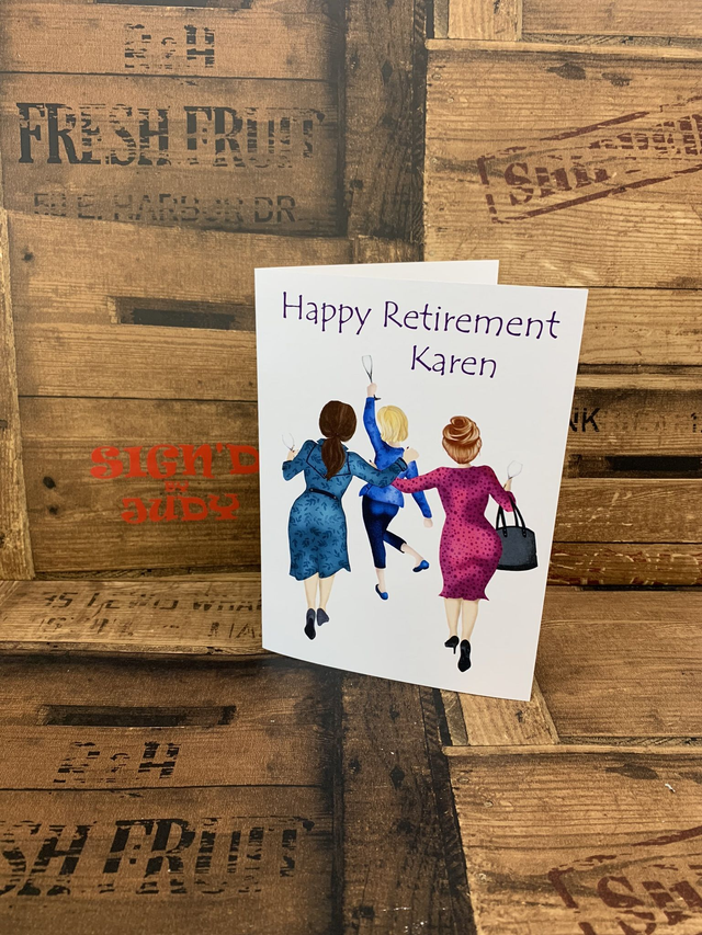 Happy Retirement card
