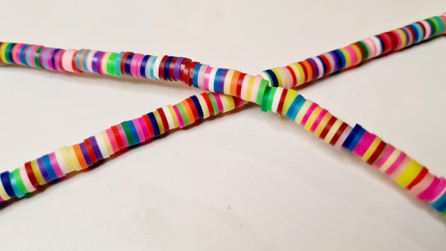 Perles heishi en perles polymère (Fimo) 5mm Multicolore 3