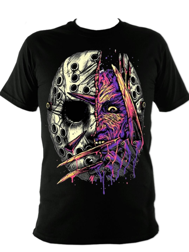 Freddy Vs Jason Mask T-shirt