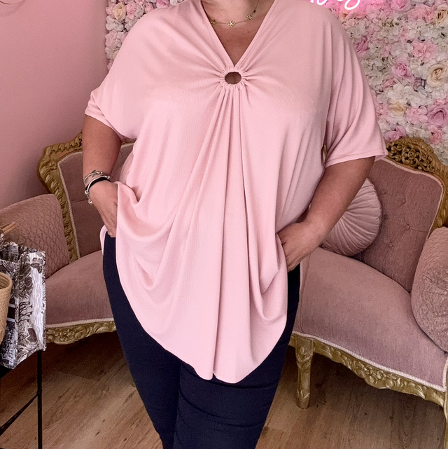 127-Tunique côtelé uni 