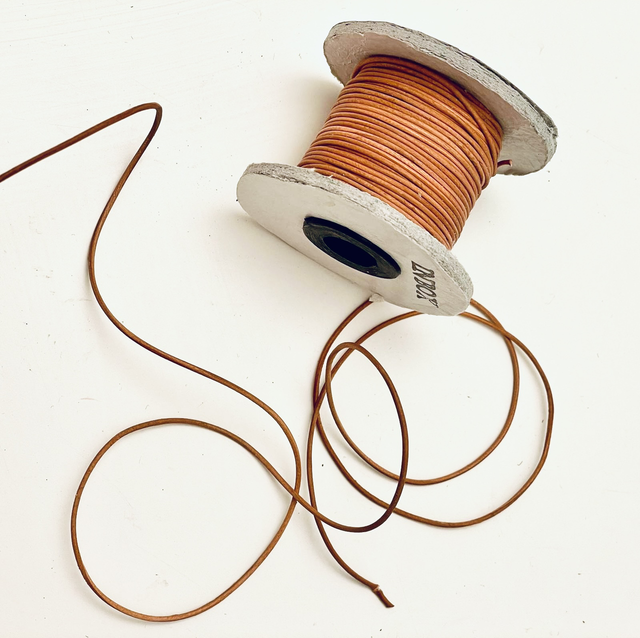 Lederschnur rosa 1mm/25m