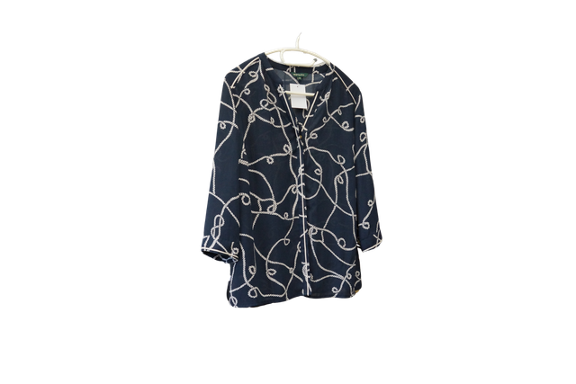Ma Griffe Blouse in Blue